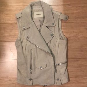 Blank NYC tan suede vest new with tags